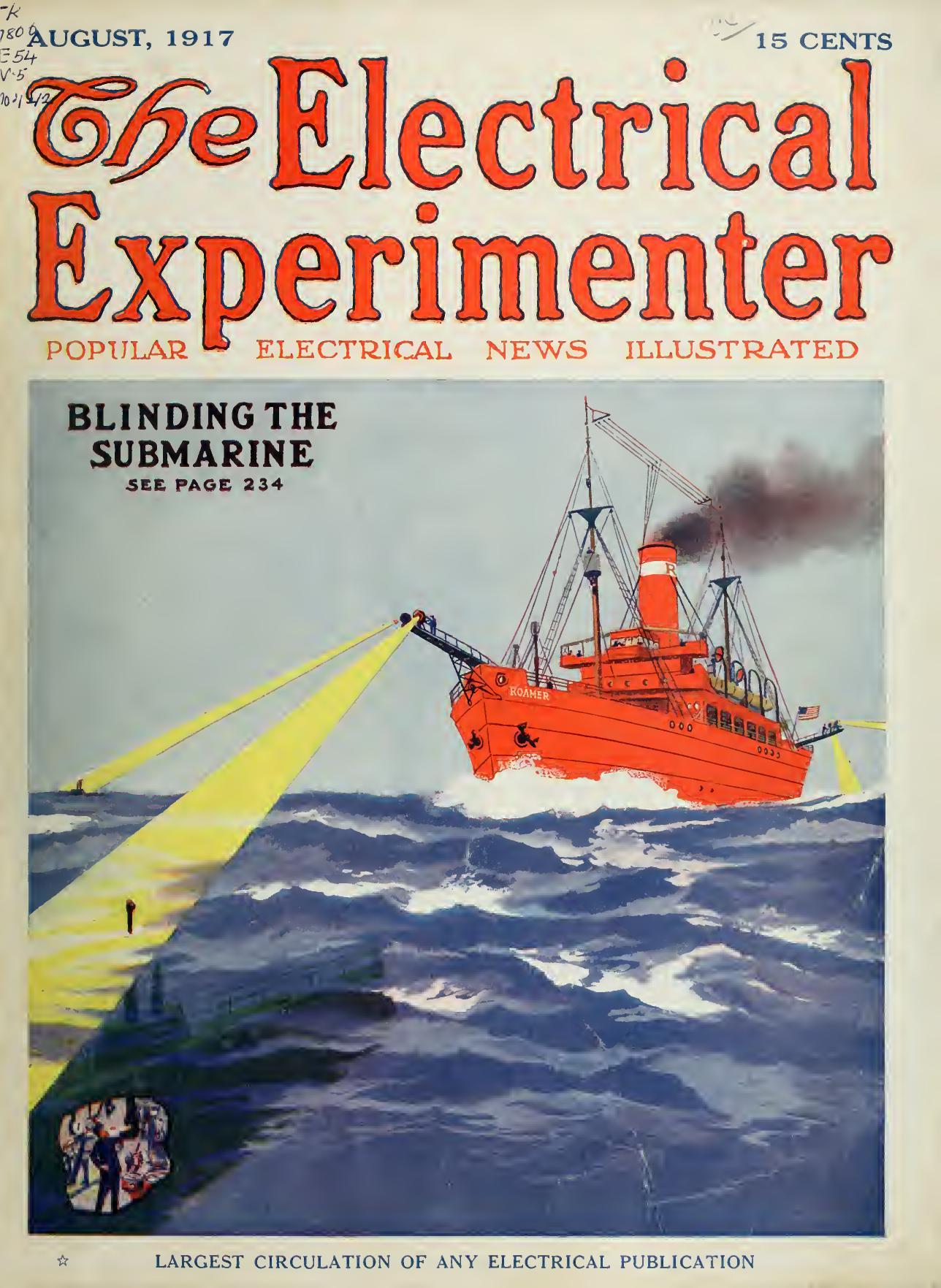 The Electrical Experimenter 1917-08 The Radio Bomb