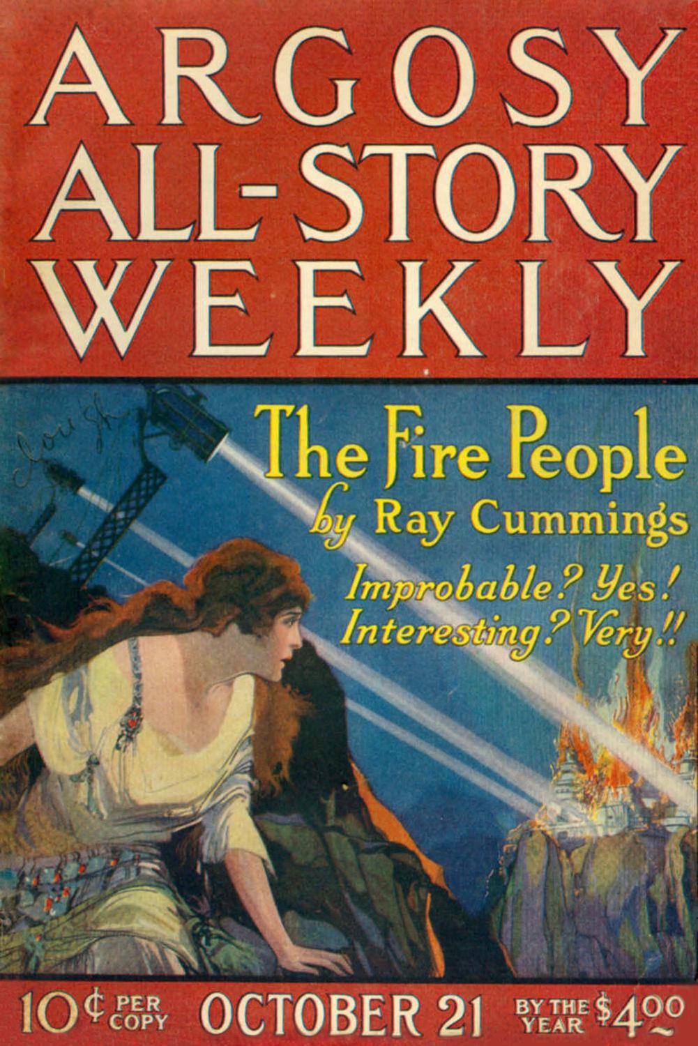 Argosy All-Story Weekly 1922-10-21 The Fire People