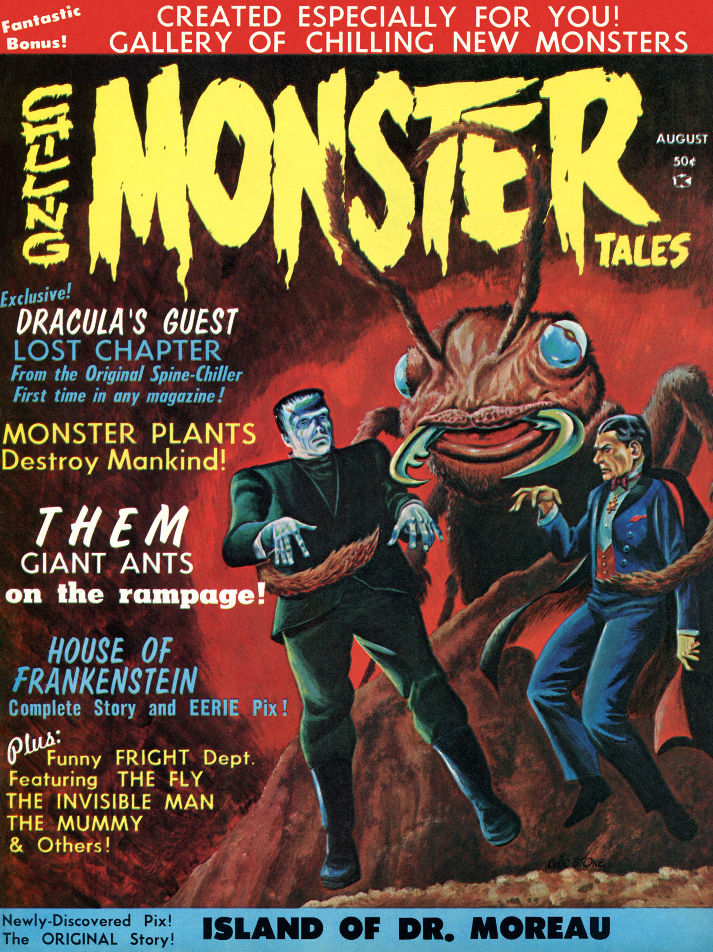 Chilling Monster Tales 1966-08 v01n01