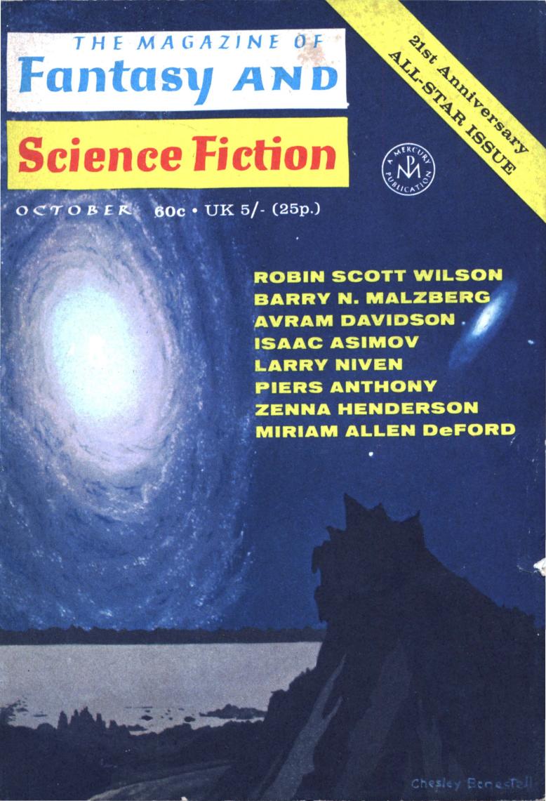 The Magazine of Fantasy and Science Fiction 1970-10 v39n04