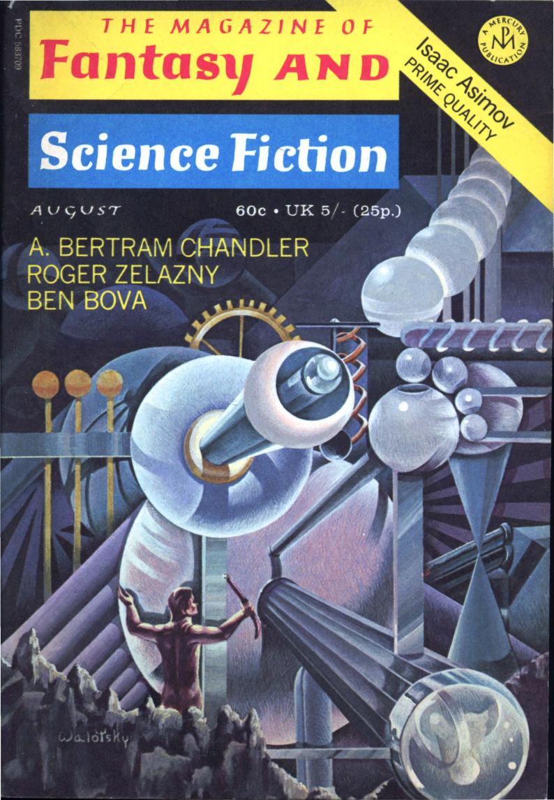 The Magazine of Fantasy and Science Fiction 1971-08 v41n02