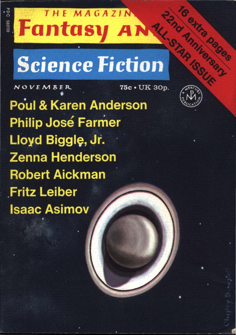 The Magazine of Fantasy and Science Fiction 1971-11 v41n05