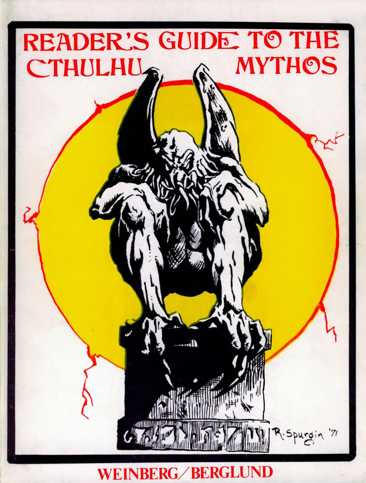 Readers Guide To The Cthulhu Mythos