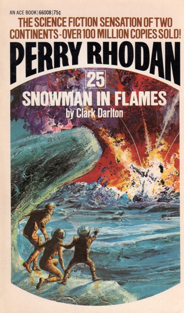 Snowman in Flames