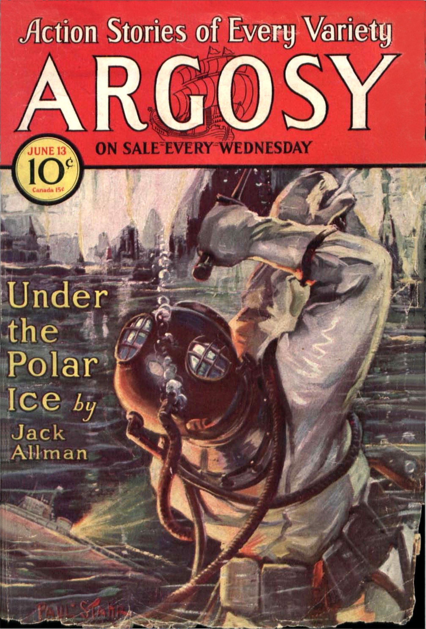 Argosy Weekly 1931-06-13 Under the Polar Ice (Part 1 of 3)