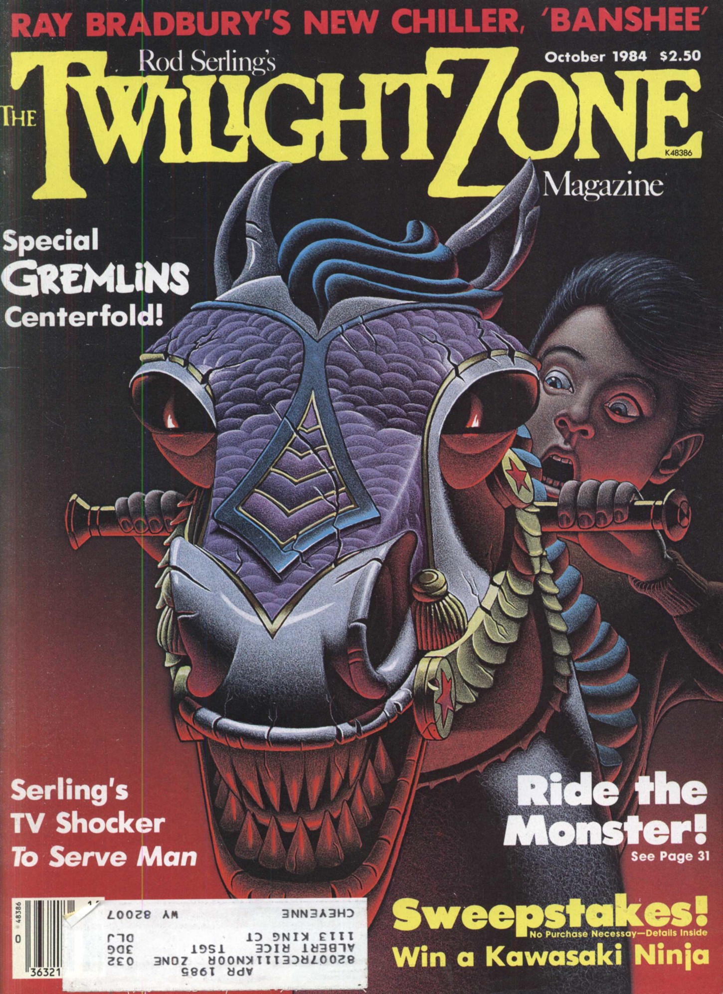 The Twilight Zone Magazine 1984-10 v04n04