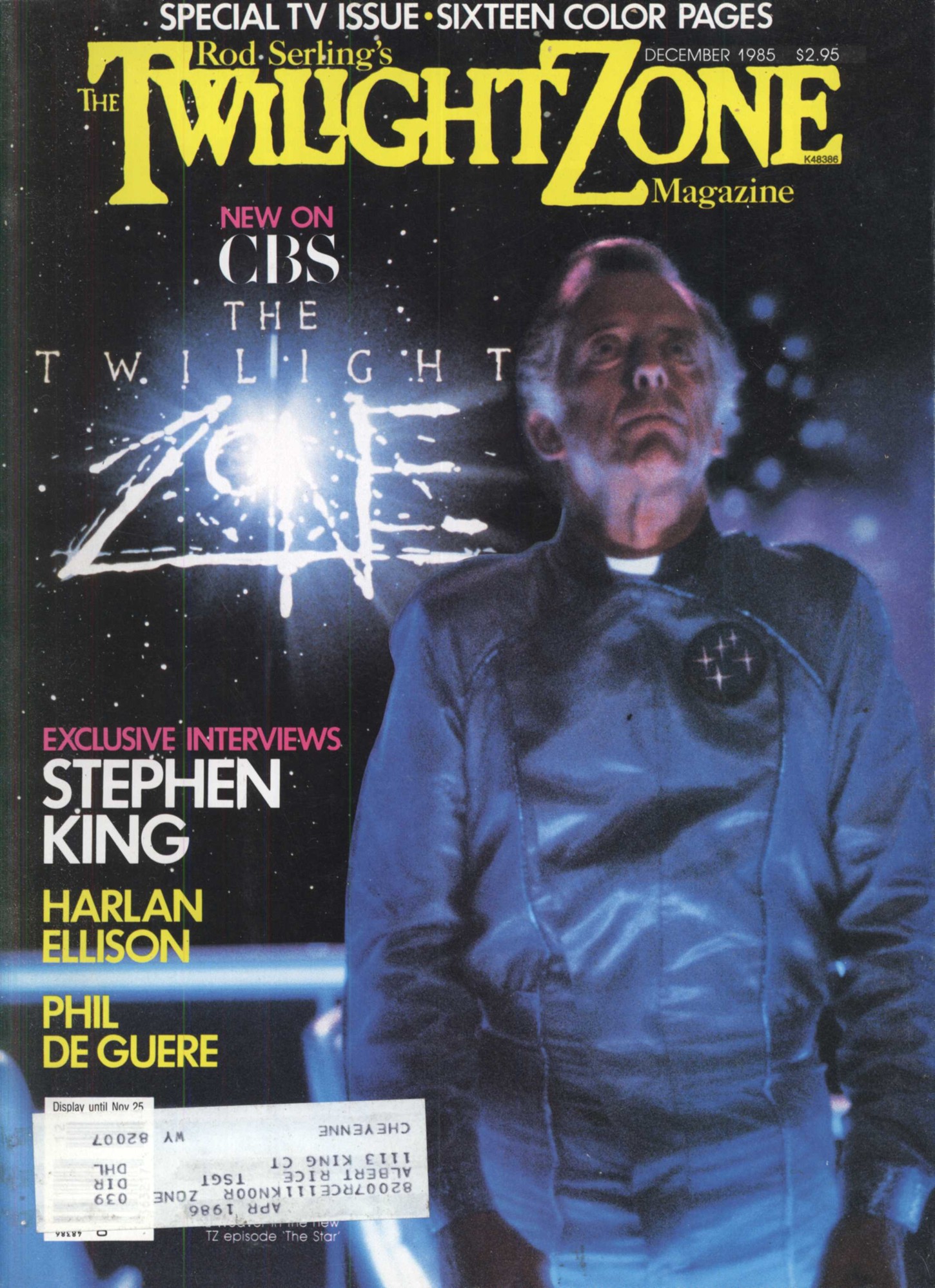 The Twilight Zone Magazine 1985-12 v05n05