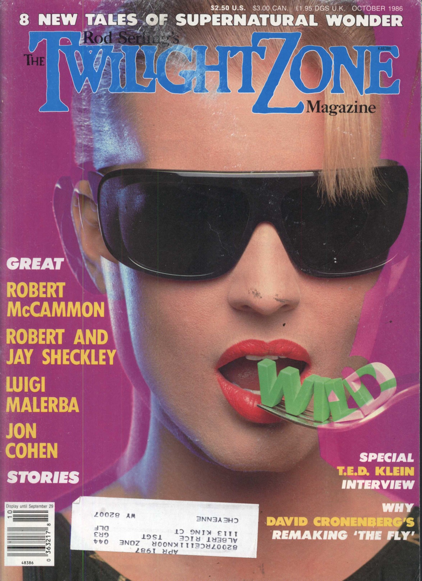 The Twilight Zone Magazine 1986-10 v06n04