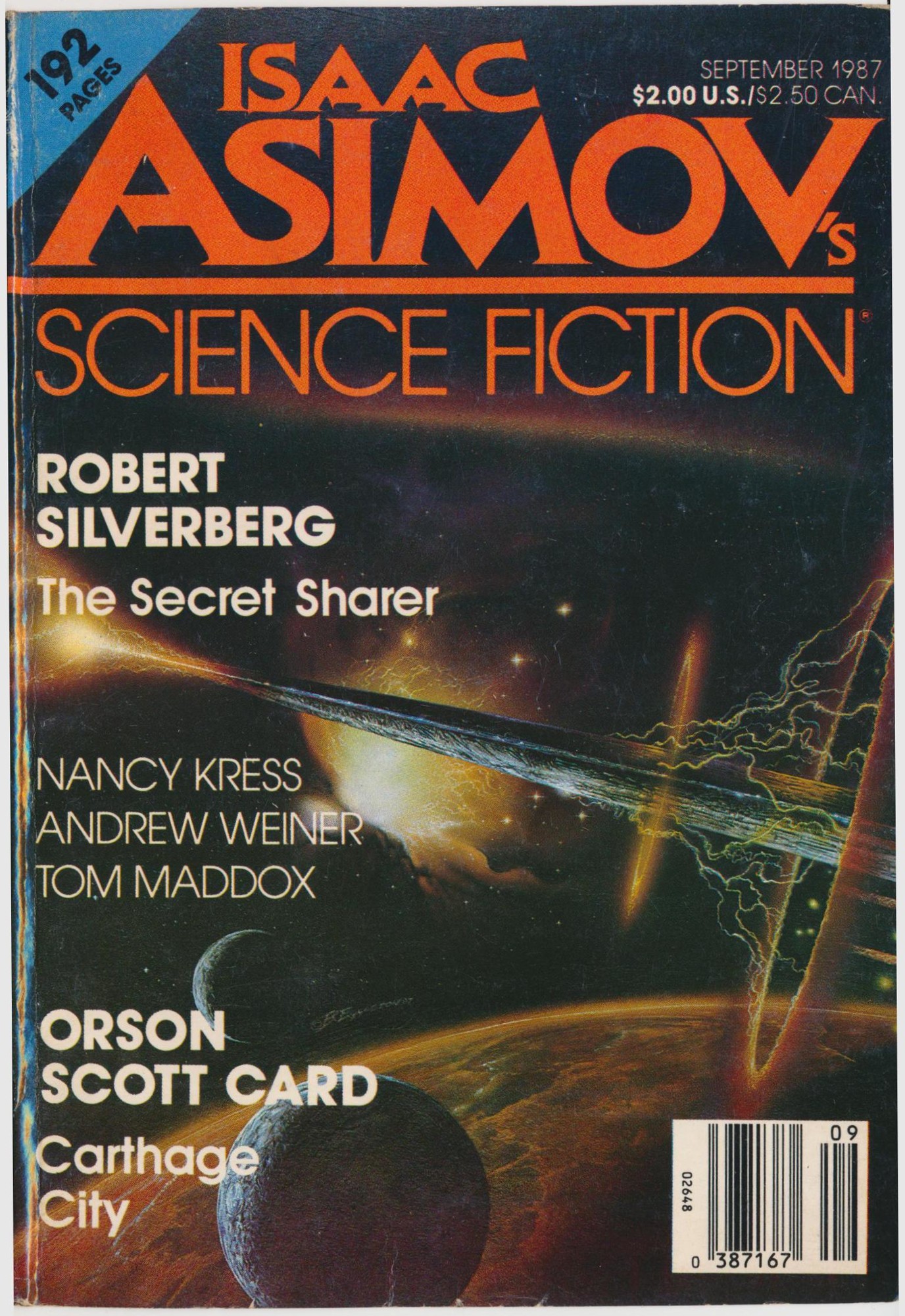 Isaac Asimov's Science Fiction Magazine 1987-09 v11n09 121