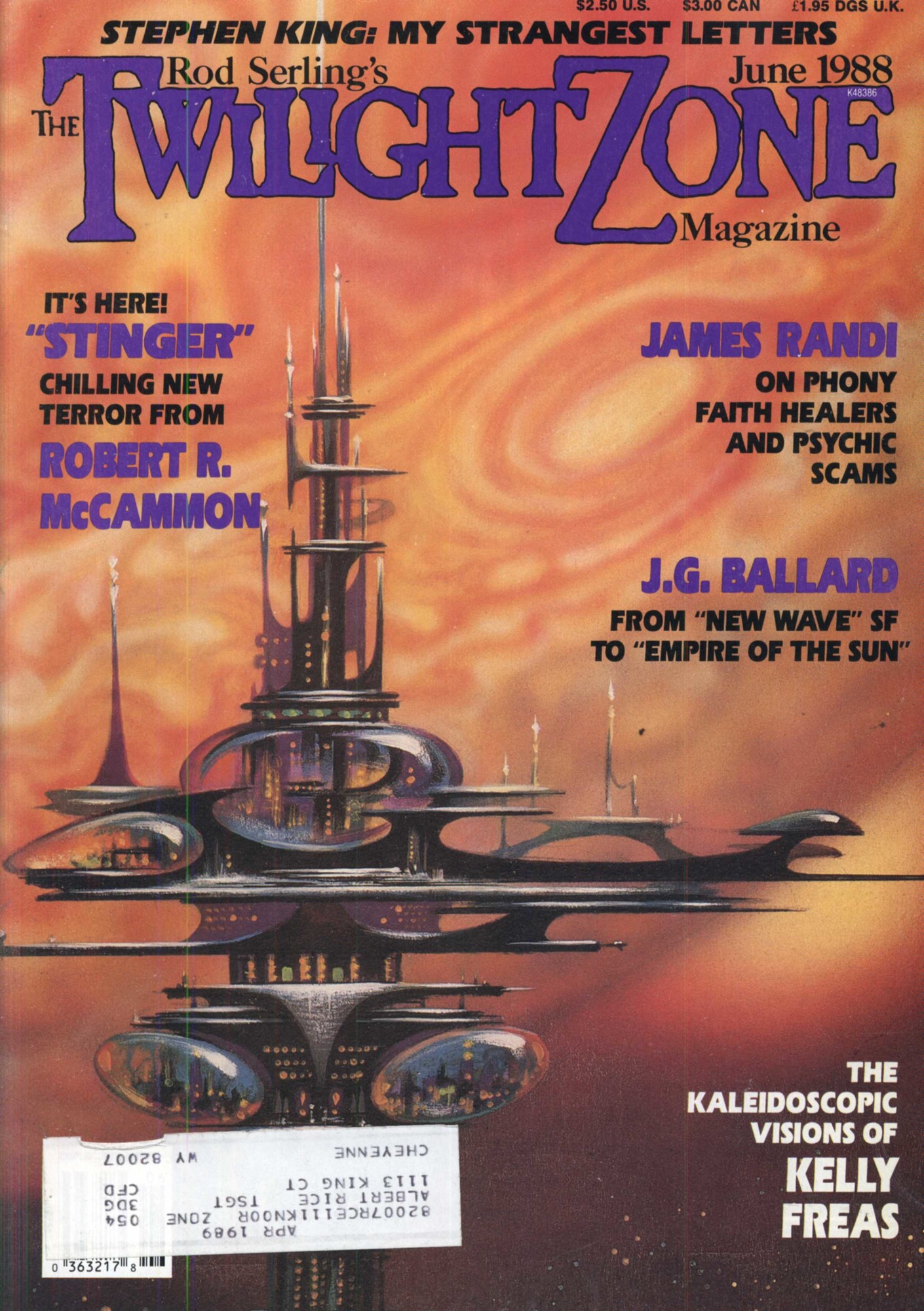 The Twilight Zone Magazine 1988-06 v08n02