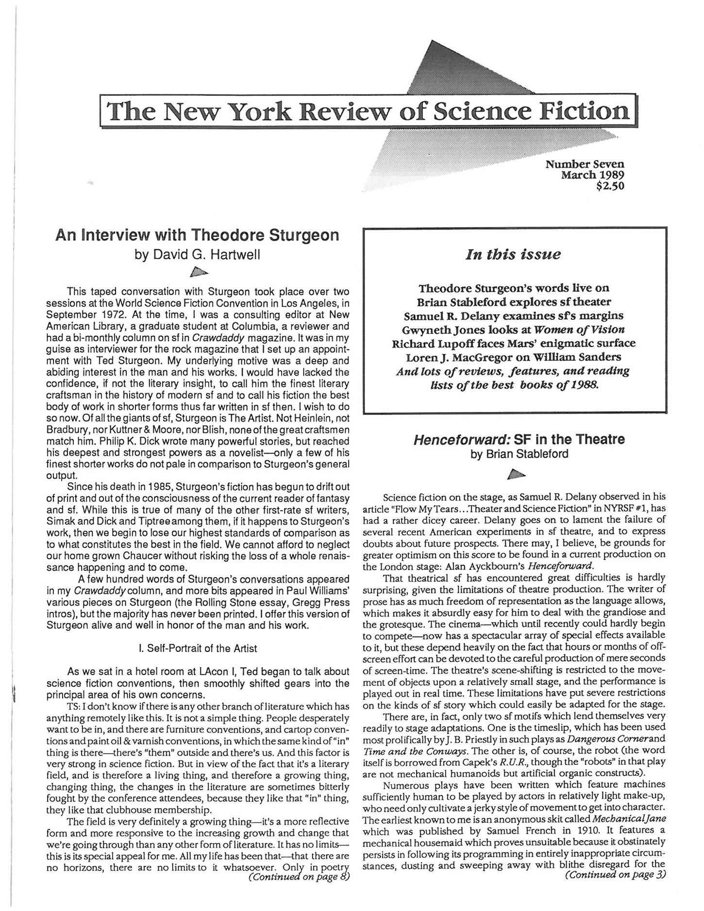 The New York Review of Science Fiction 1989-03 #007