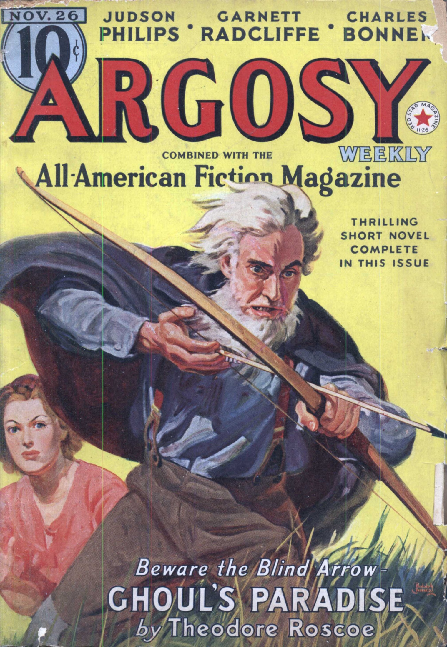 Argosy Weekly 1938-11-26 Nymphs, Professor / The Ship of Ishtar (Part 5 of 6)