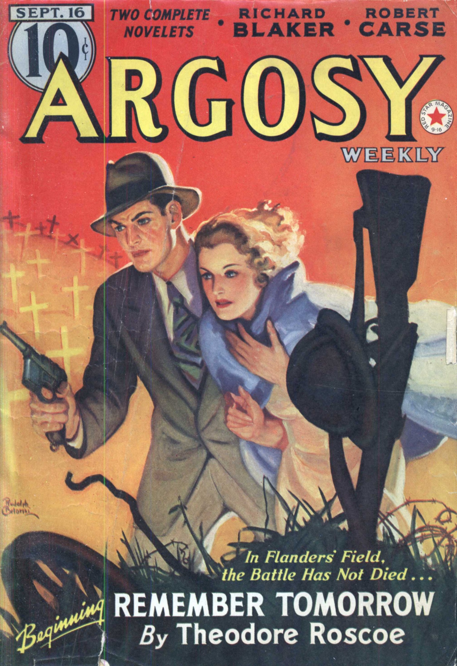 Argosy Weekly 1939-09-16 Remember Tomorrow (Part 1 of 6)