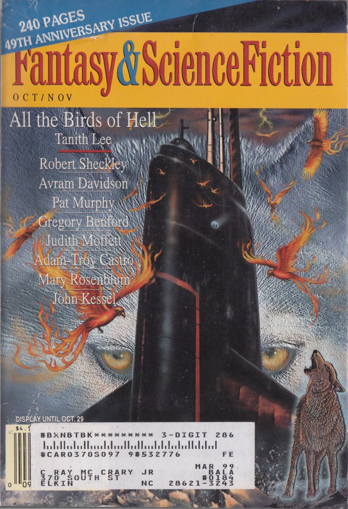 Fantasy & Science Fiction 1998-10/1998-11 v095n04-05