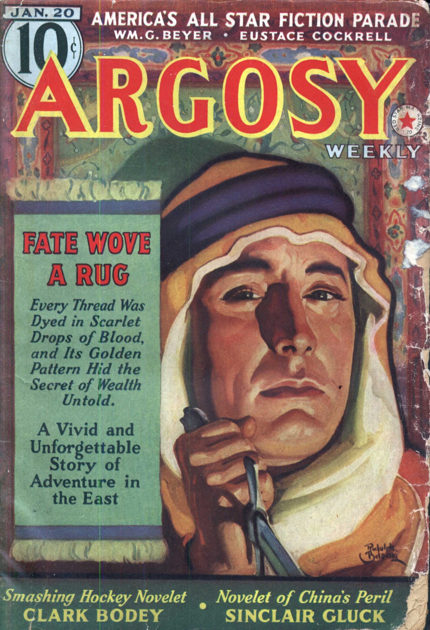 Argosy Weekly 1940-01-20 Footsteps Invisible - Minions of Mars (Part 2 of 5)