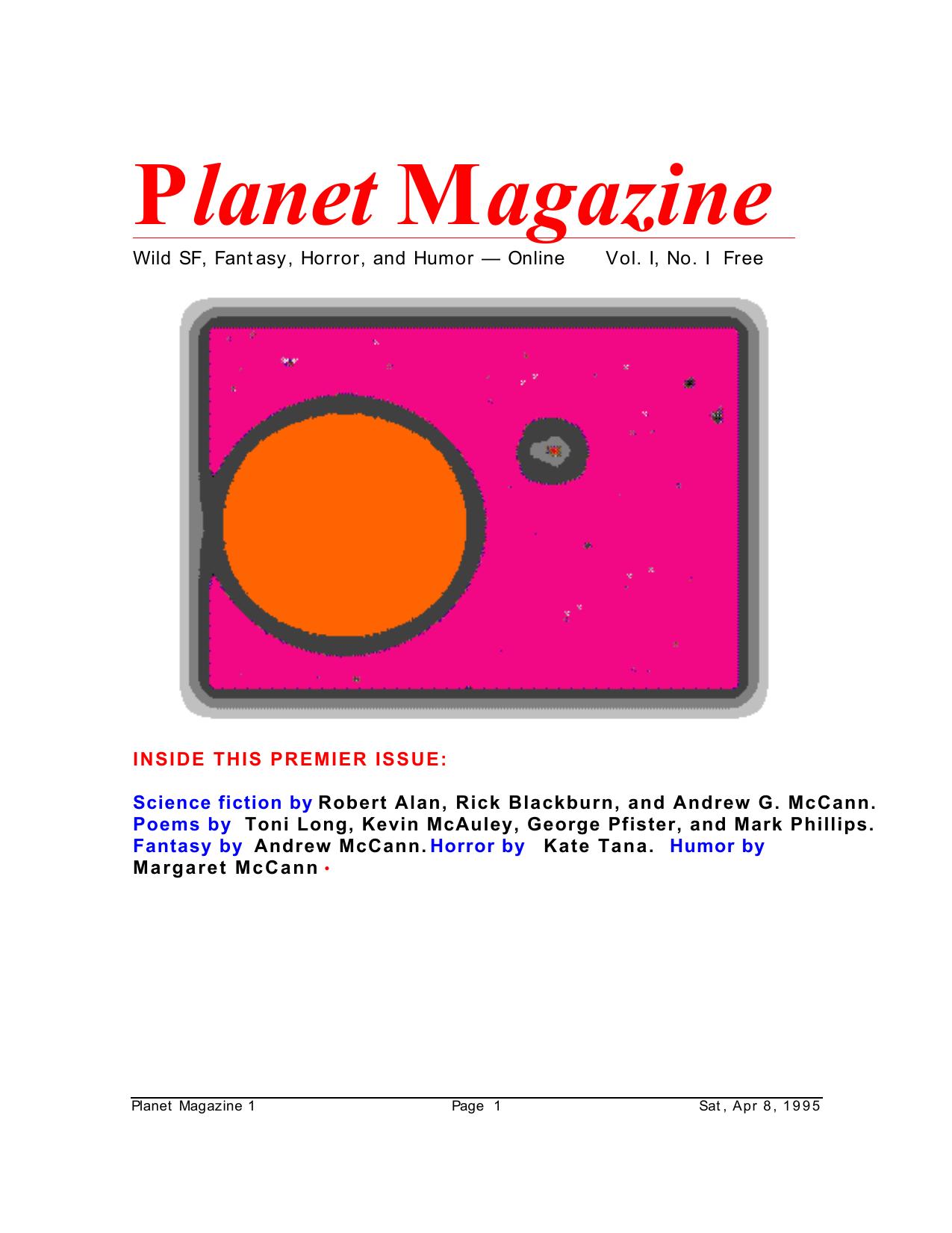 Planet Magazine 1994-01-03 v1n1