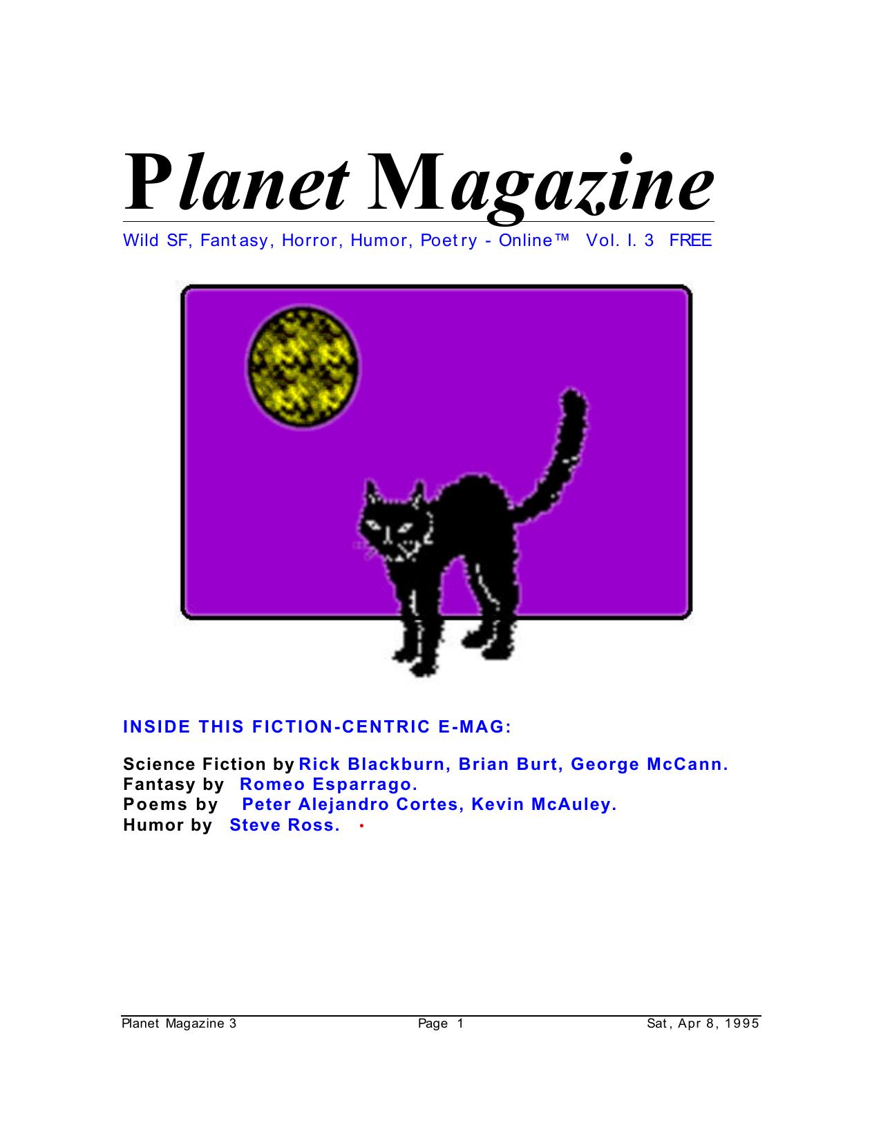 Planet Magazine 1994-09 v1n3