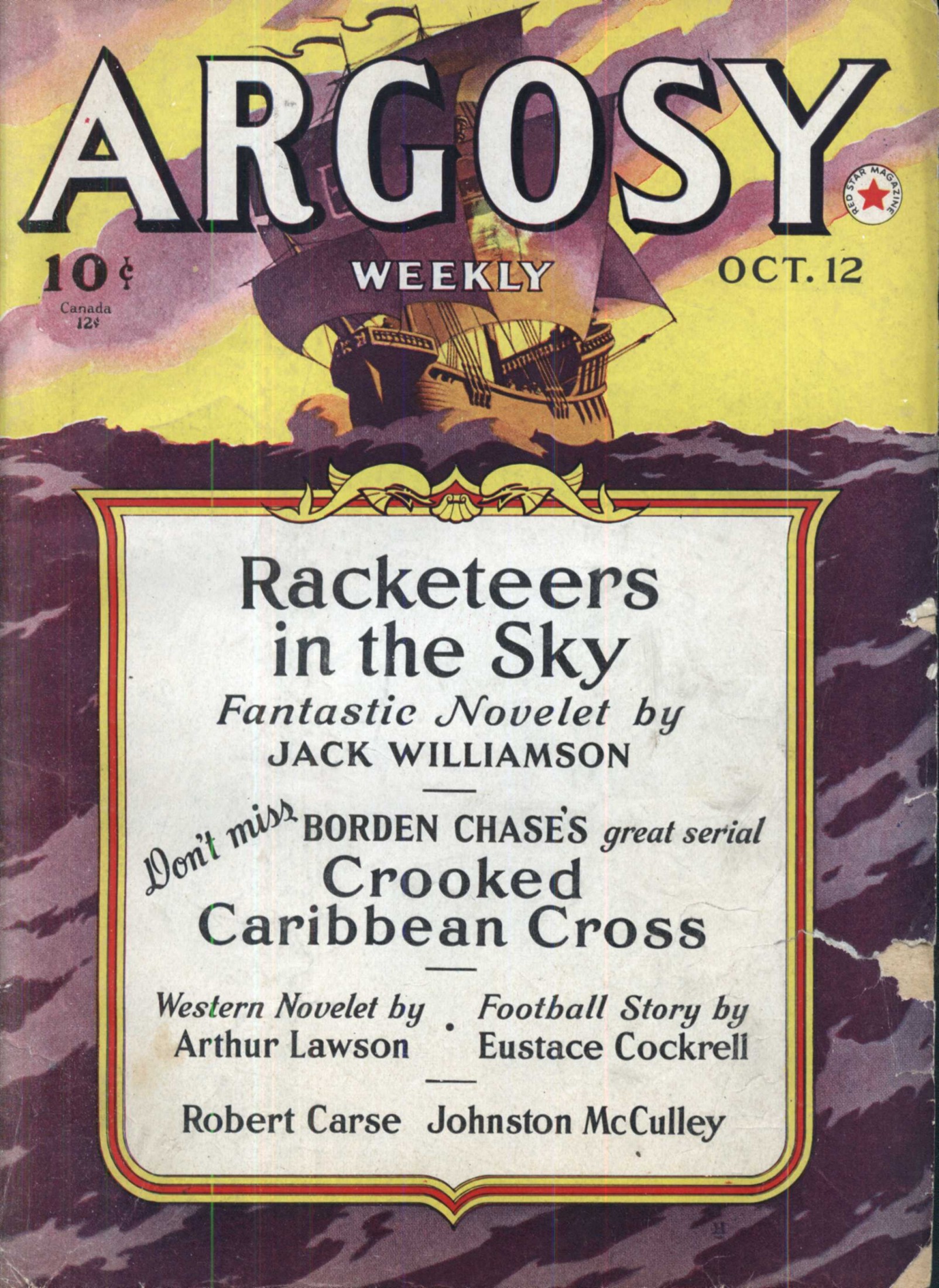 Argosy Weekly 1940-10-12 Racketeers in the Sky