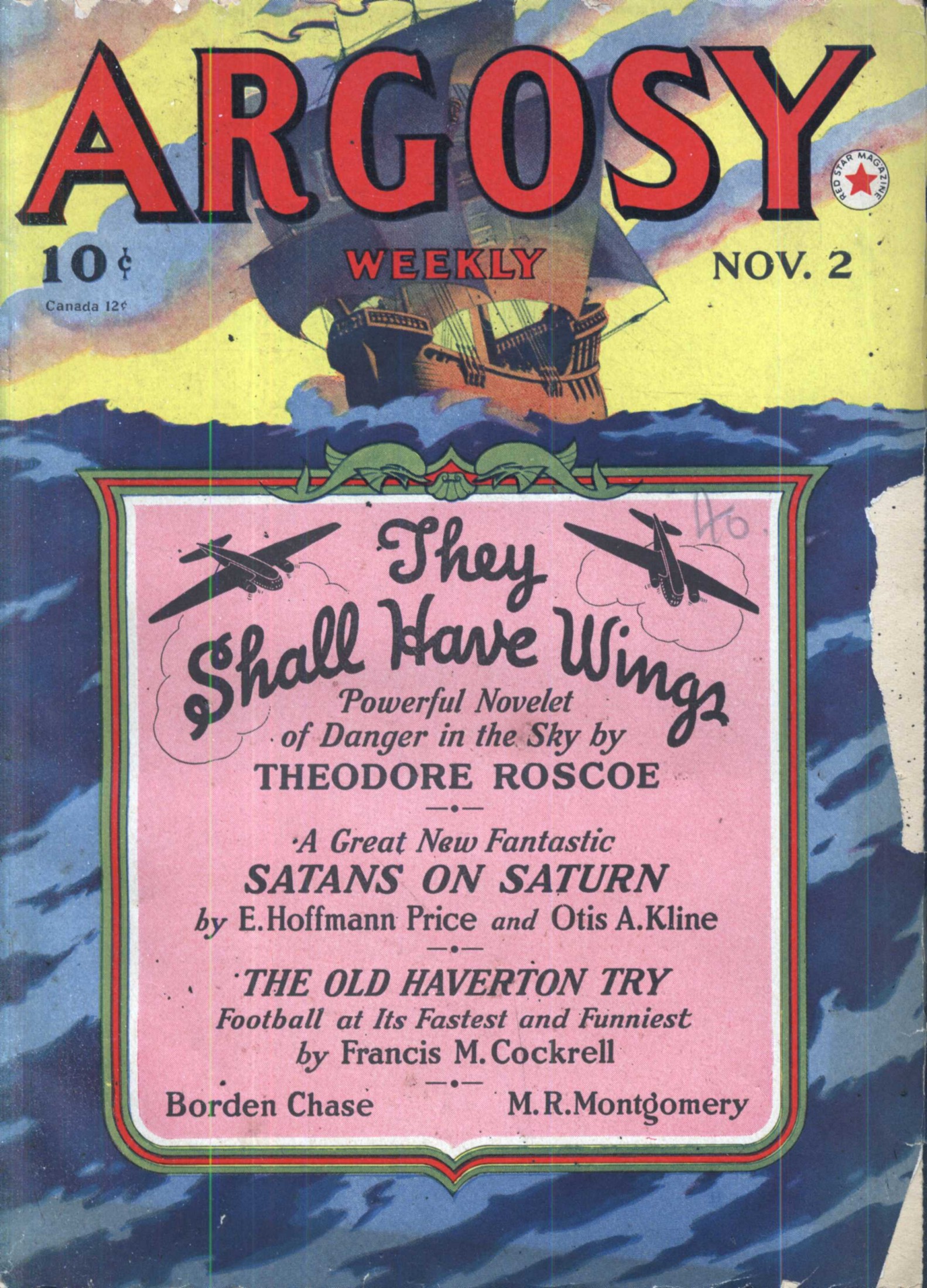 Argosy Weekly 1940-11-02 Satans on Saturn (Part 1 of 5)