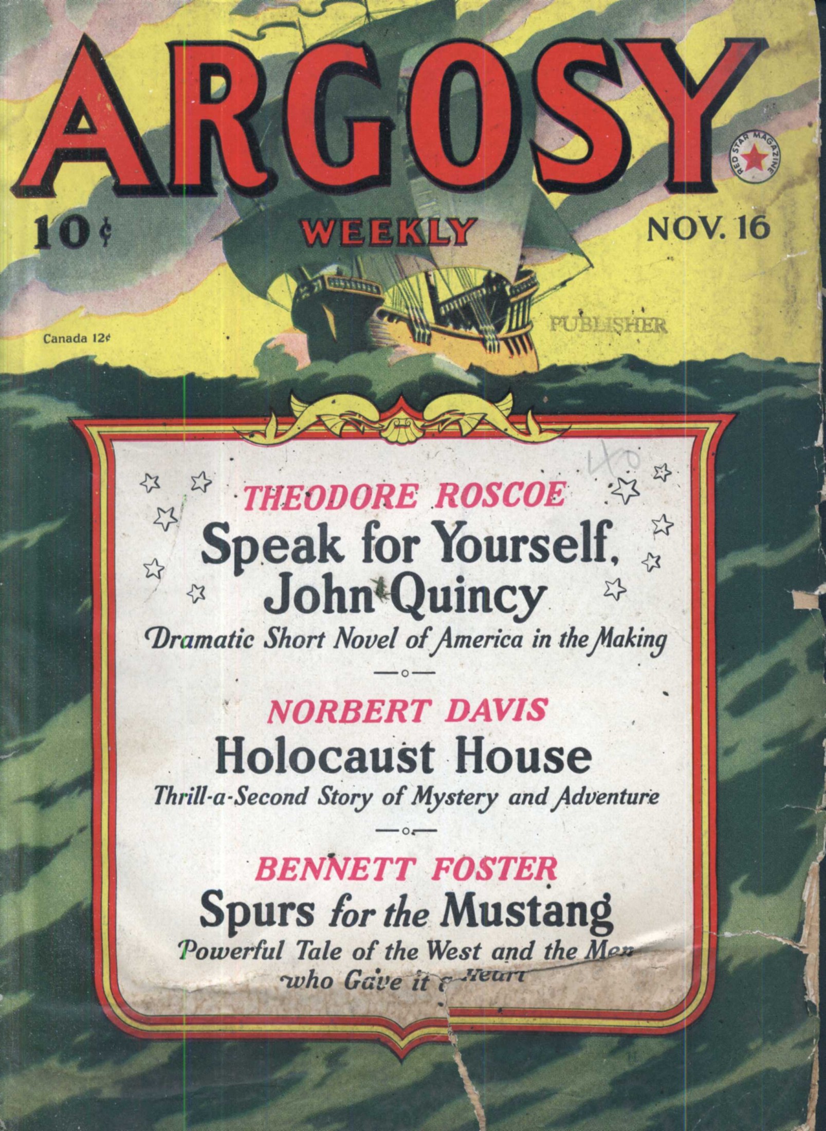 Argosy Weekly 1940-11-16 Satans on Saturn (Part 3 of 5)