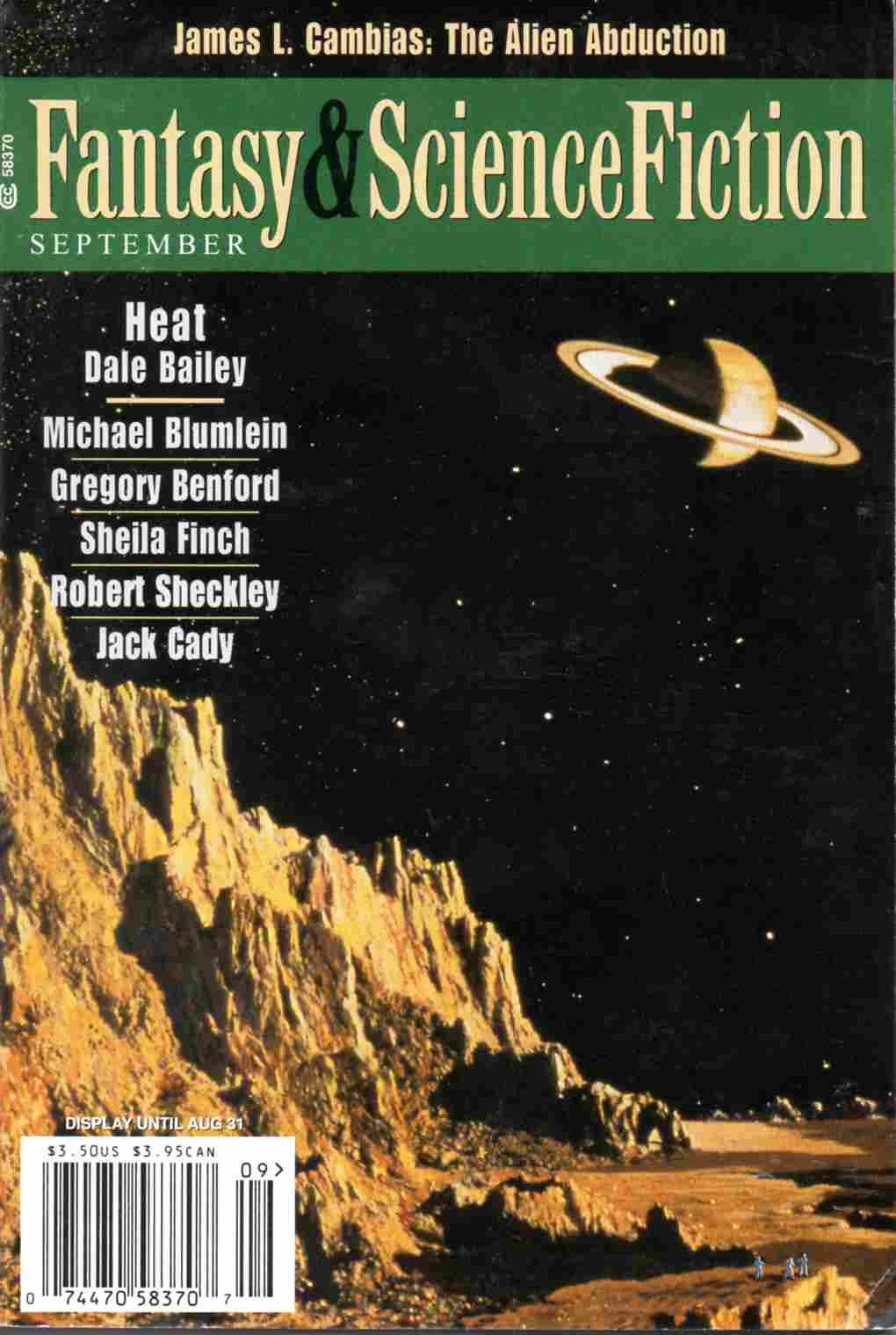 Fantasy & Science Fiction Magazine v99n03 - September 2000