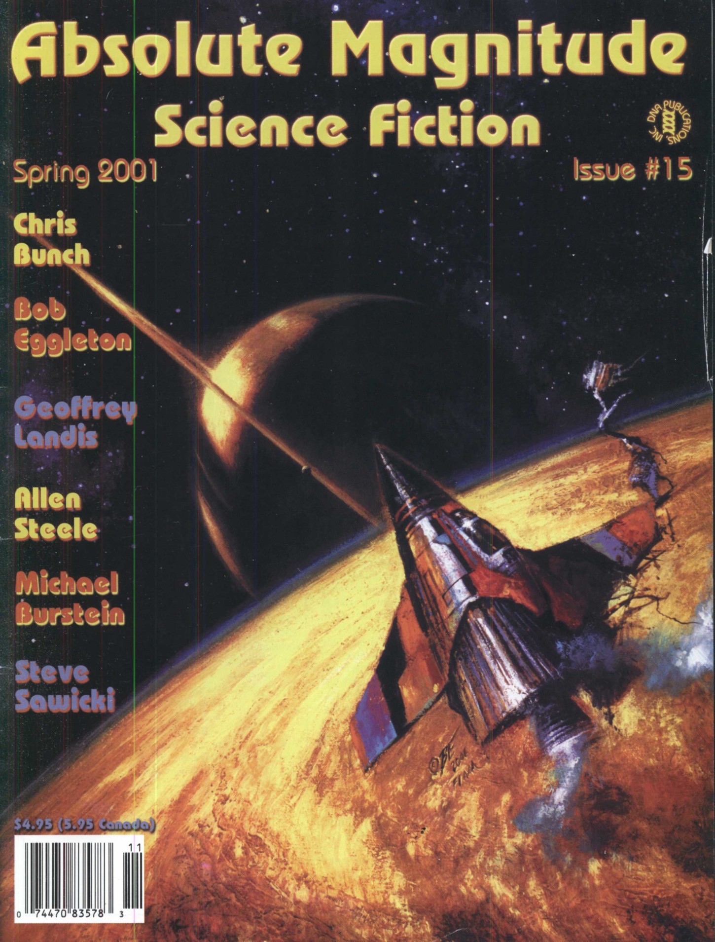 Absolute Magnitude 2001-Spring #15