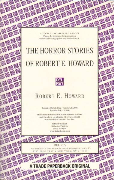 The Horror Stories of Robert E. Howard