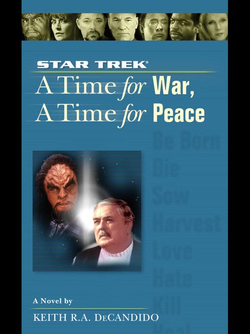 A Time for War, a Time for Peace