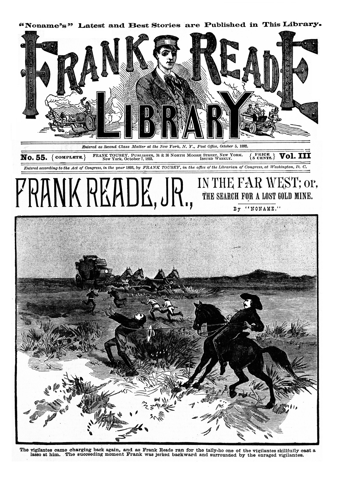 Frank Reade, Jr., in the Far West