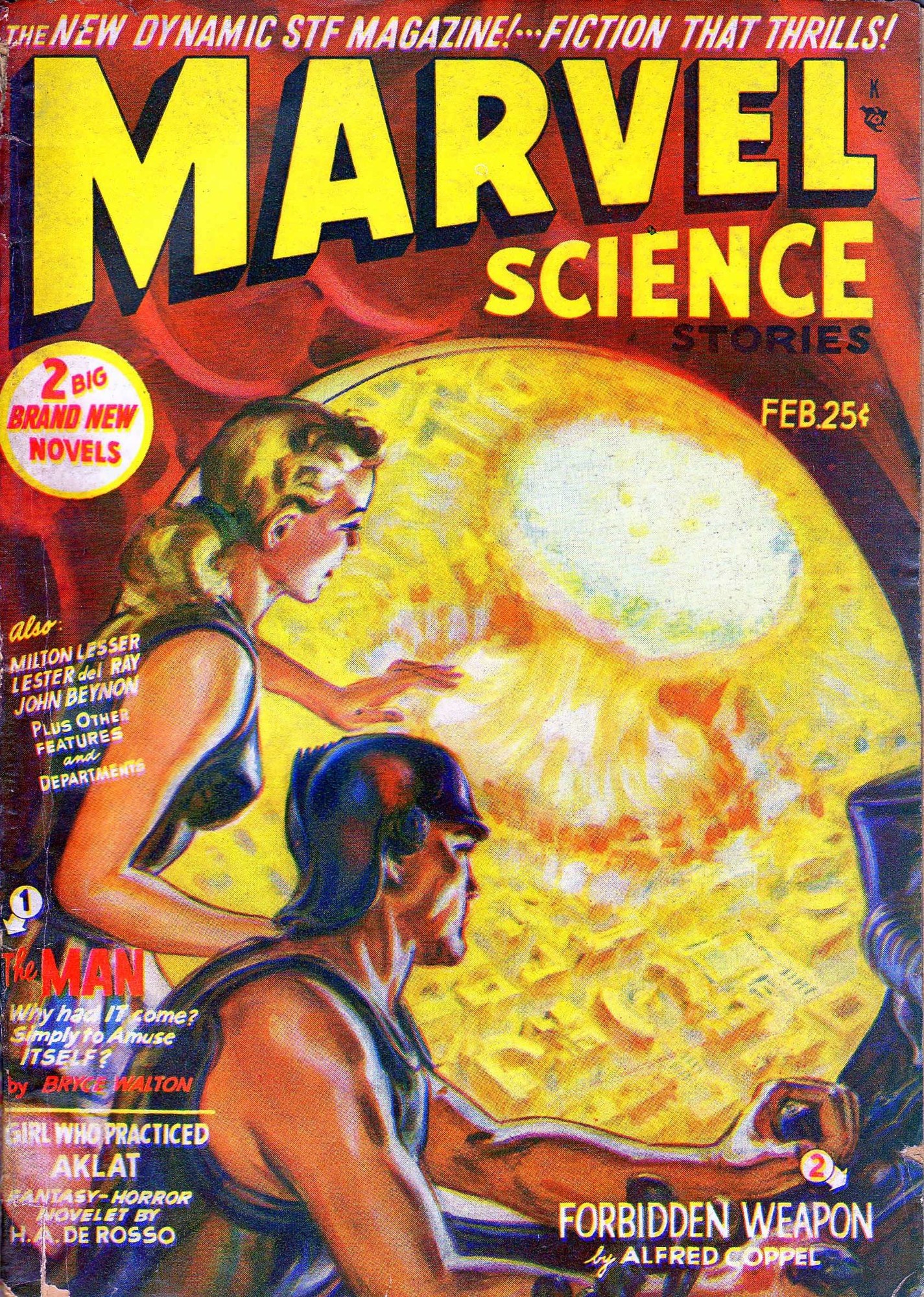 Marvel Science Stories 1951-02