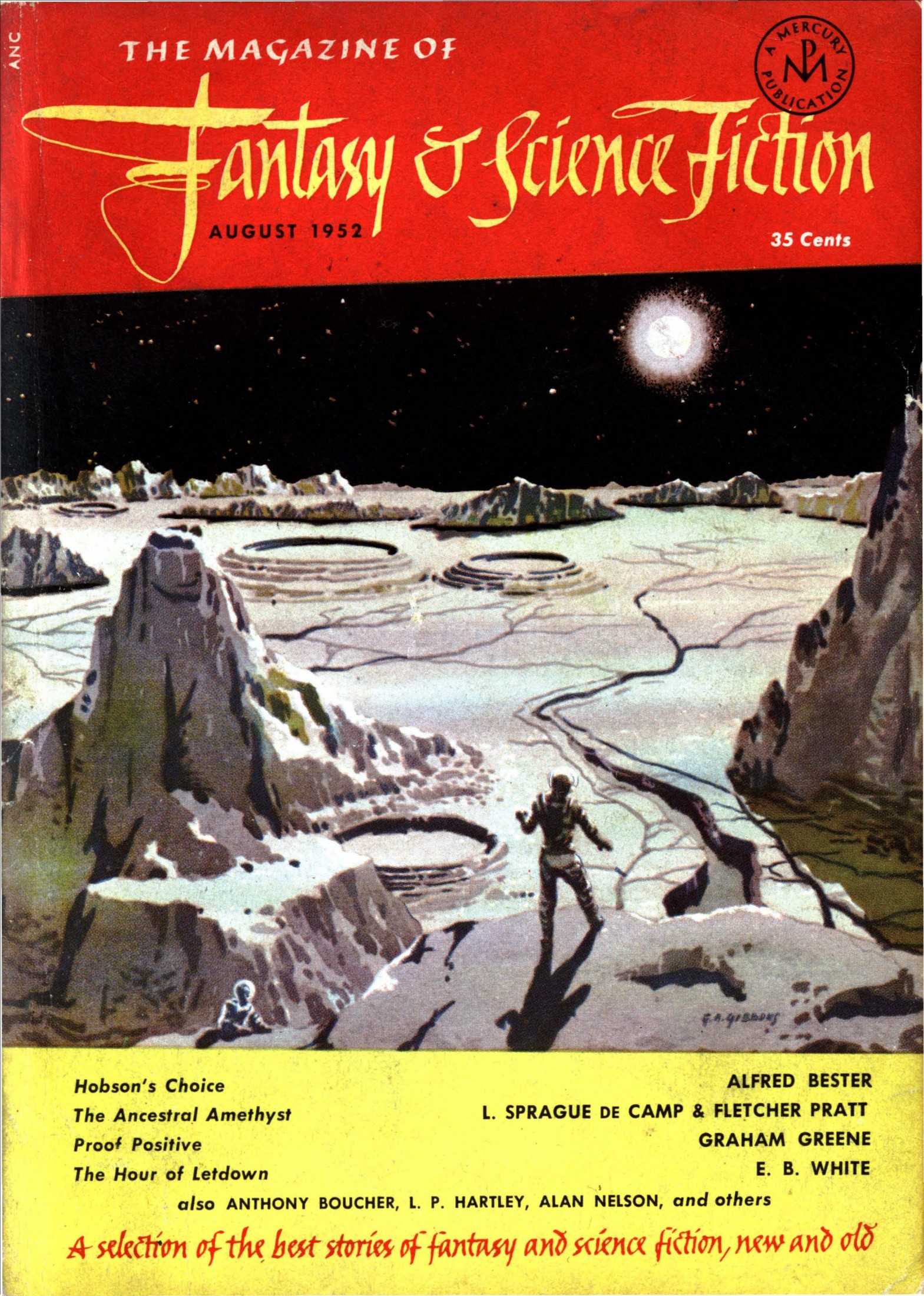 Fantasy & Science Fiction 1952-08