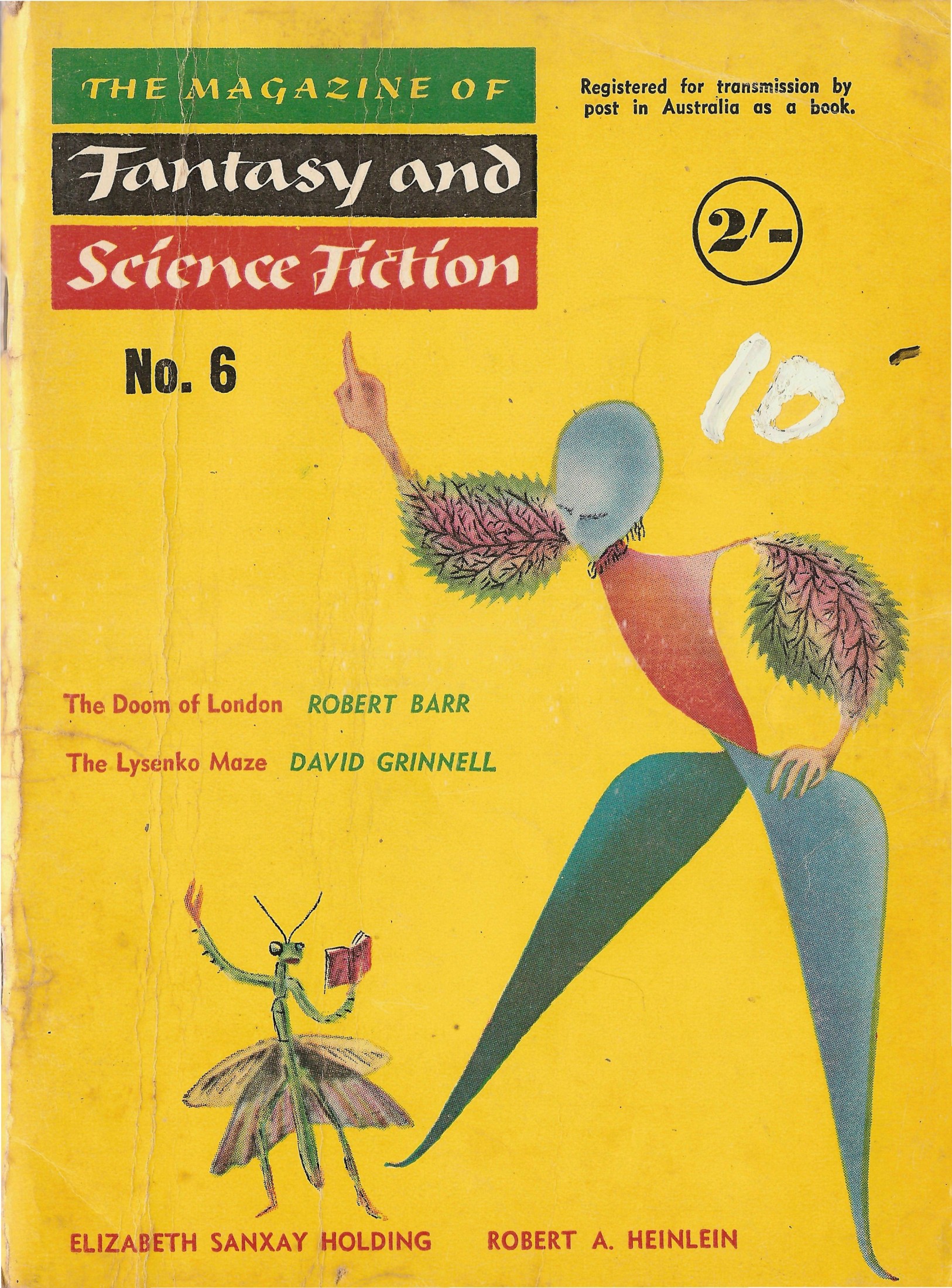 Fantasy & Science Fiction 1954-01 #6 [Australian Edition]