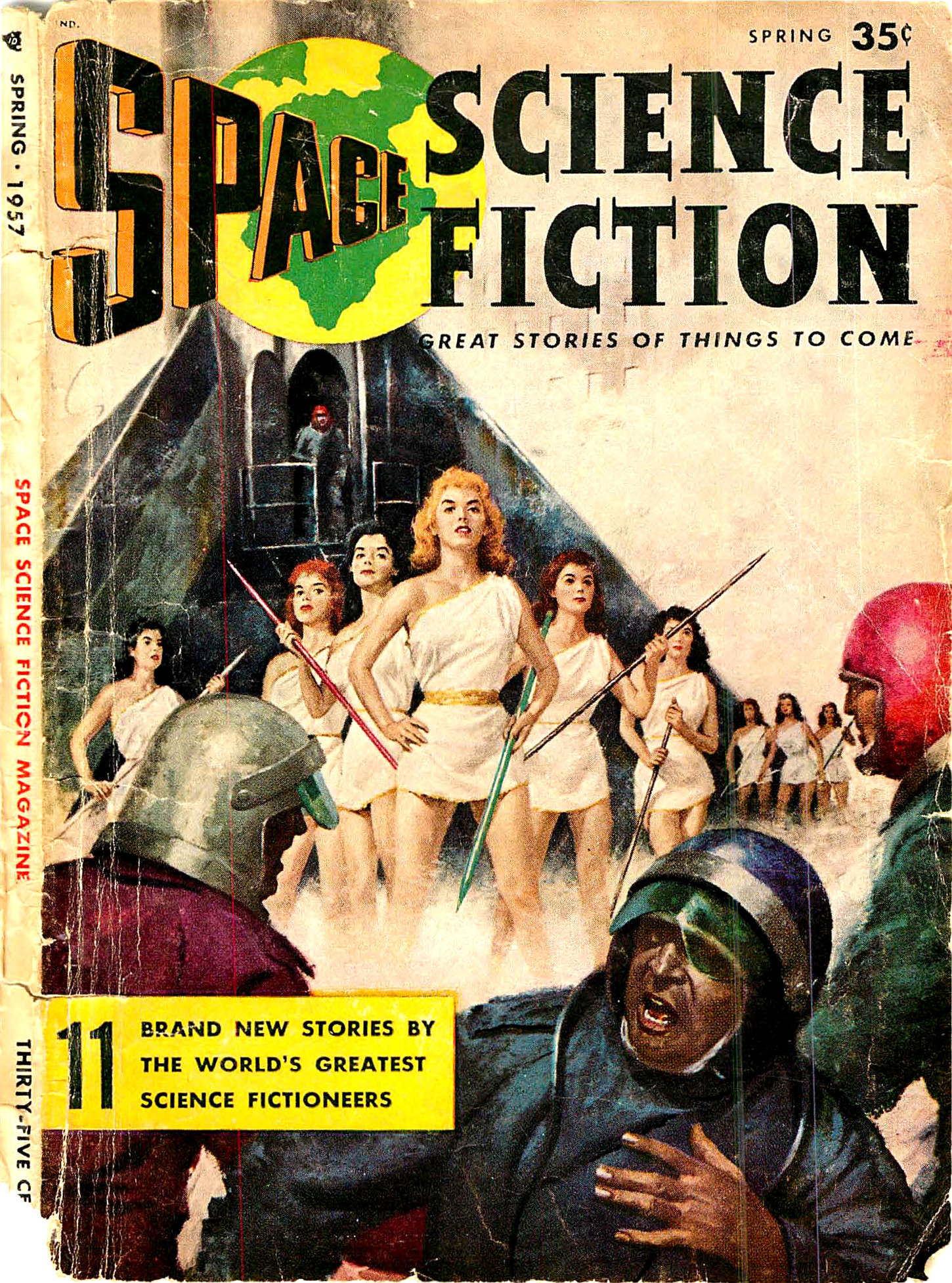 Space Science Fiction New Series 1957-Spring v01n01