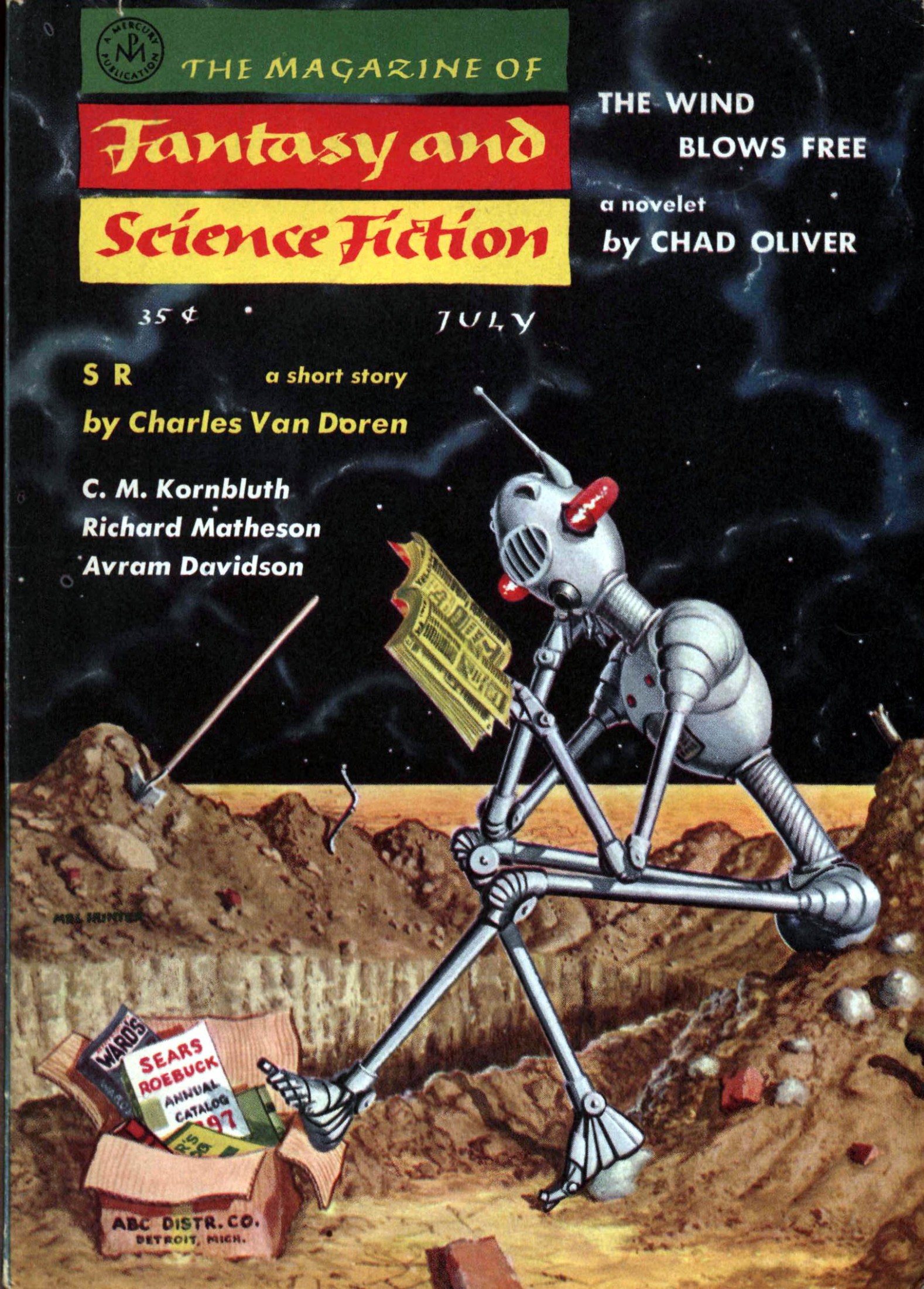 Fantasy & Science Fiction 1957-07 v13n01