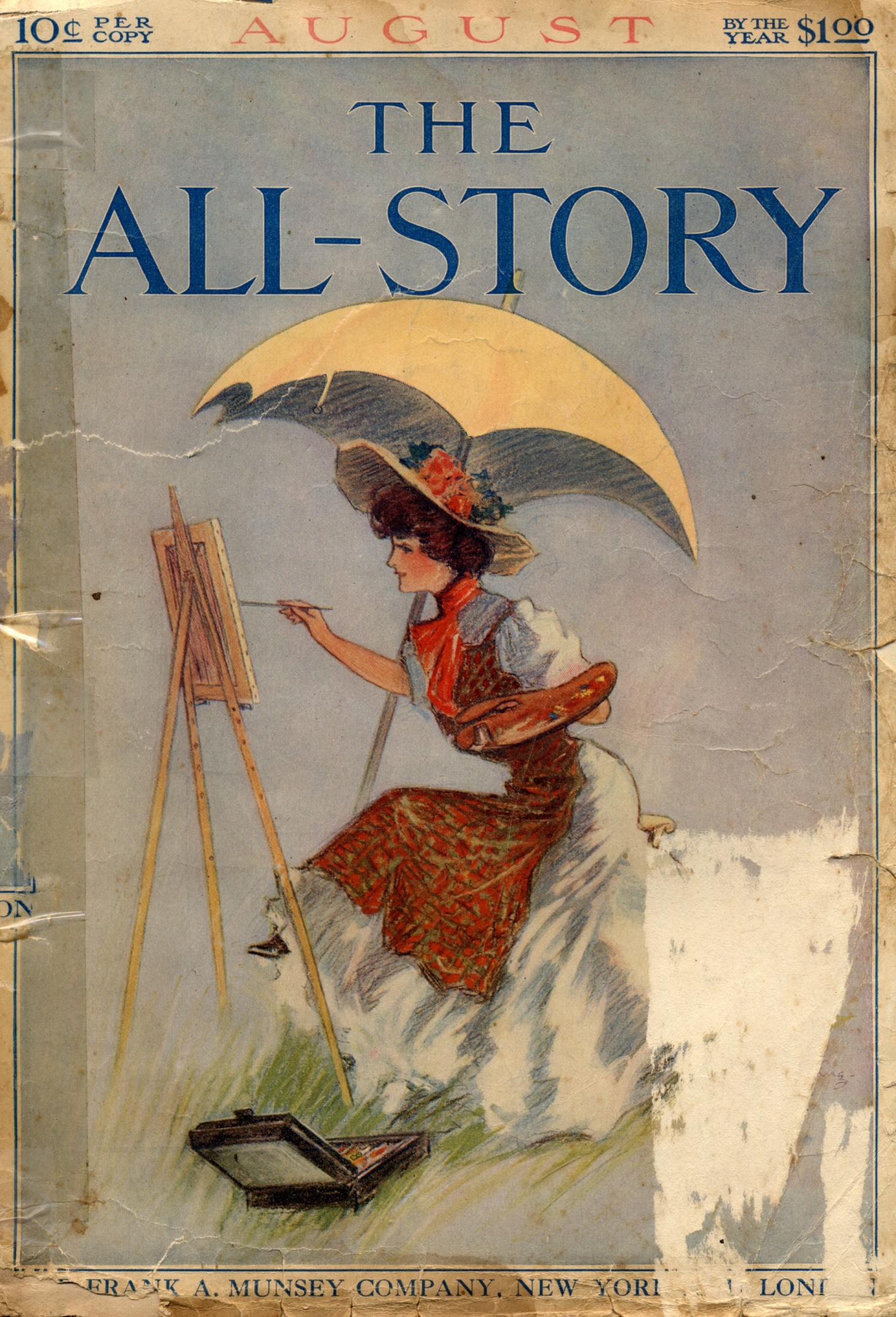 All-Story 1909-08 When the World Stood Still (Part 1 of 5) / The Cataclysm (Part 4 of 5)