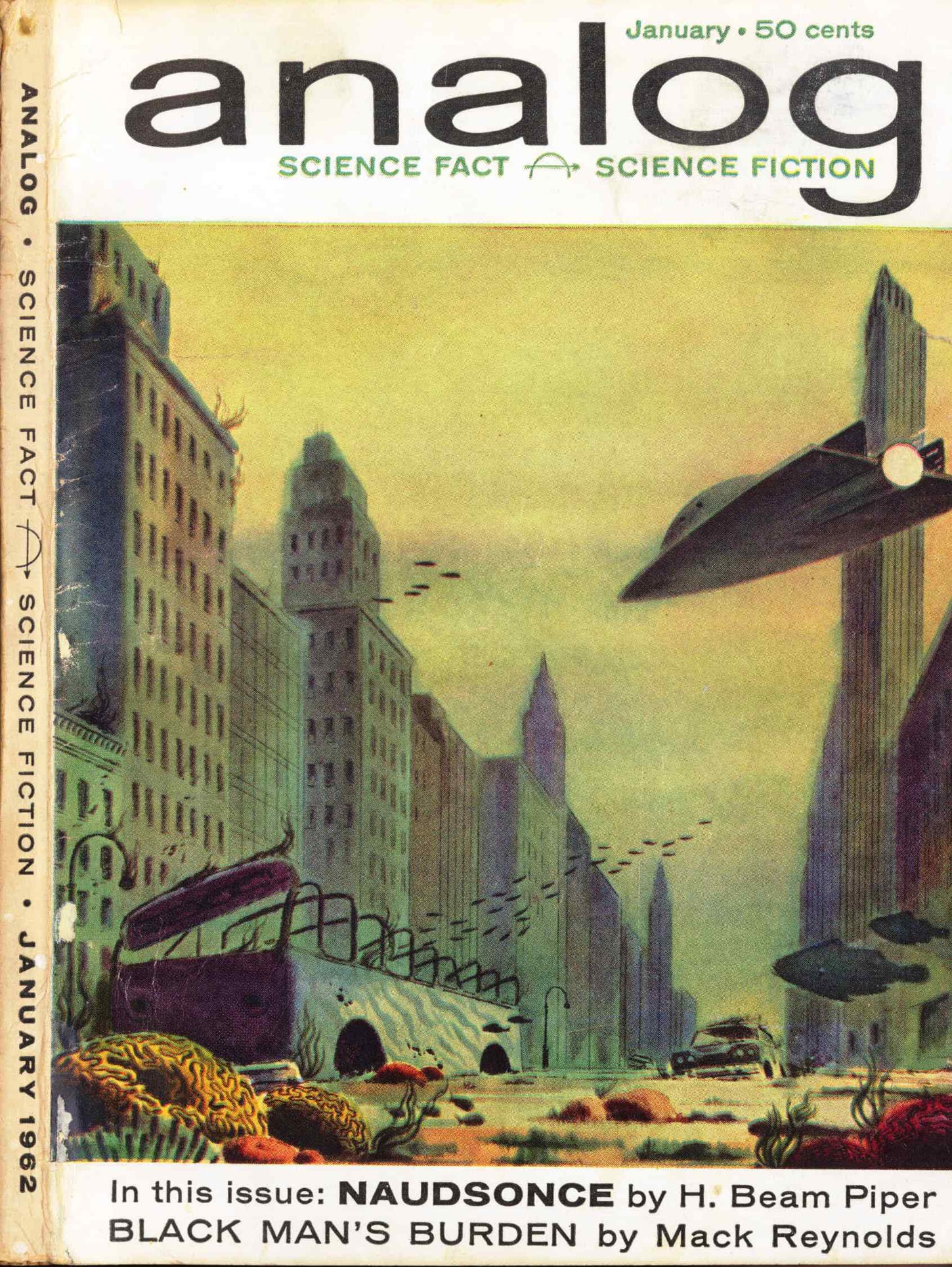 Analog Science Fact -> Science Fiction 1962-01 v68n05